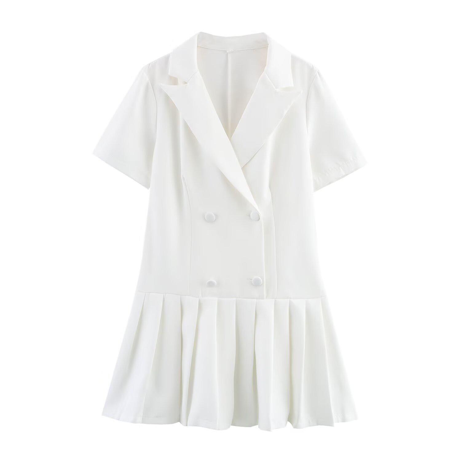 Весна 2025 Женское платье-костюм двубортного кроя в европейском и американском стиле с плиссированной юбкой Small белый
Весна 2025 Женское платье-костюм двубортного кроя в европейском и американском стиле с плиссированной юбкой Small белый