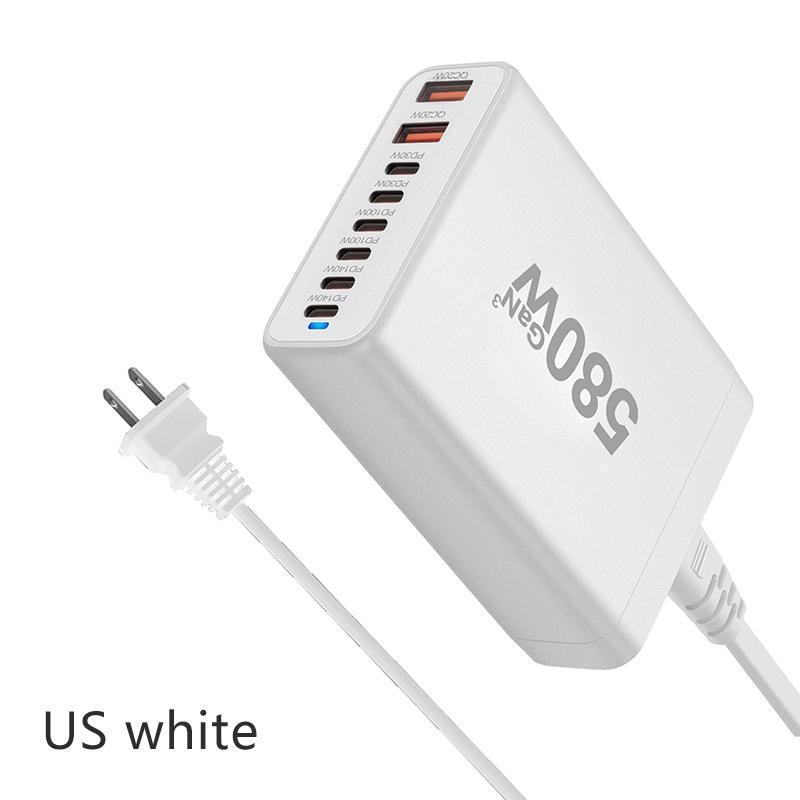 Зарядний пристрій GaN 580 Вт 8 портів USB Type C Настільна зарядна станція Швидка зарядка для телефону для iPhone 16 15 iPad Macbook Ноутбук Планшет Samsung A1
Зарядний пристрій GaN 580 Вт 8 портів USB Type C Настільна зарядна станція Швидка зарядка для телефону для iPhone 16 15 iPad Macbook Ноутбук Планшет Samsung A1