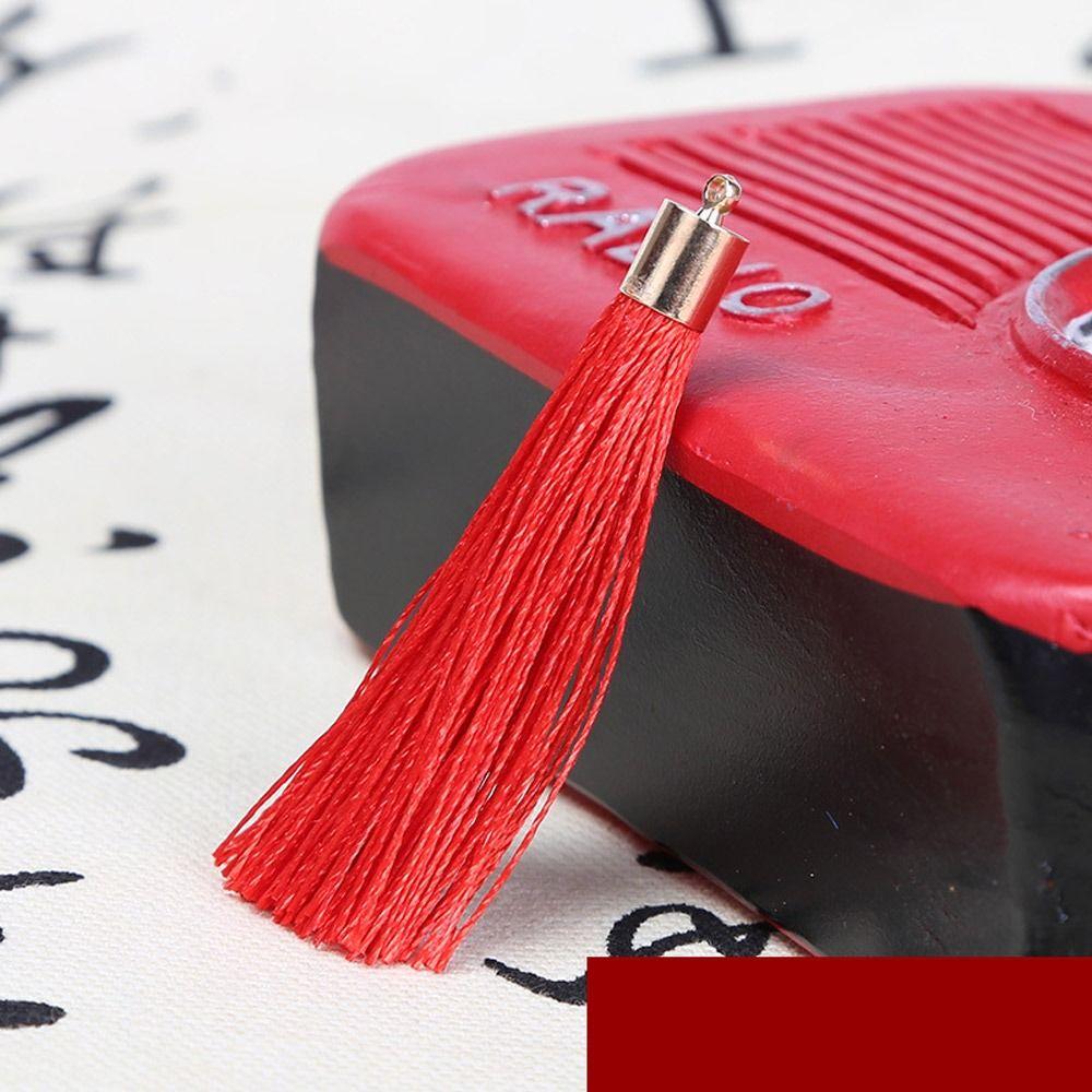 10pcs/lot Small Tassel Pendant Tassel Metal Cap Ice Silk Tassel DIY Chinese Knot Pendant червоний
10pcs/lot Small Tassel Pendant Tassel Metal Cap Ice Silk Tassel DIY Chinese Knot Pendant червоний