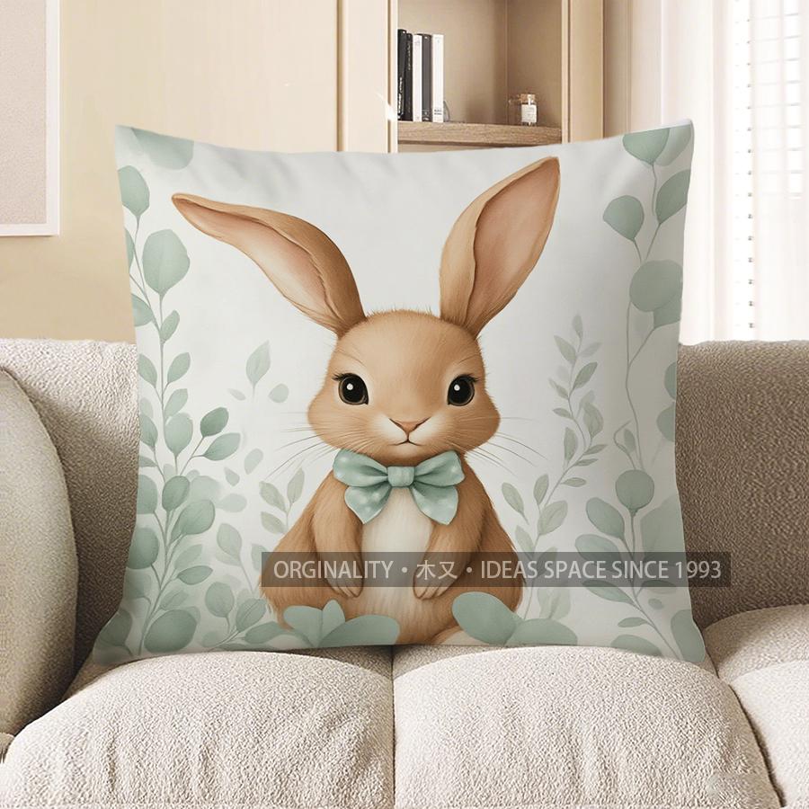 Home Decor Cute Rabbits With Ice Creams Pillow Cover Pattern Cushion Cover Suitable For Sofa Bedroom Car Pillow Cover 40x40cm
Home Decor Cute Rabbits With Ice Creams Pillow Cover Pattern Cushion Cover Suitable For Sofa Bedroom Car Pillow Cover 40x40cm