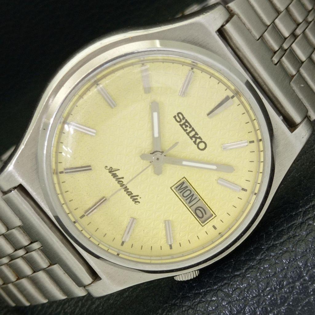 Б/у оригинальные винтажные часы SEIKO AUTOMATIC 7009A из Японии с кремовым циферблатом a433314-2 R115-a433314
Б/у оригинальные винтажные часы SEIKO AUTOMATIC 7009A из Японии с кремовым циферблатом a433314-2 R115-a433314