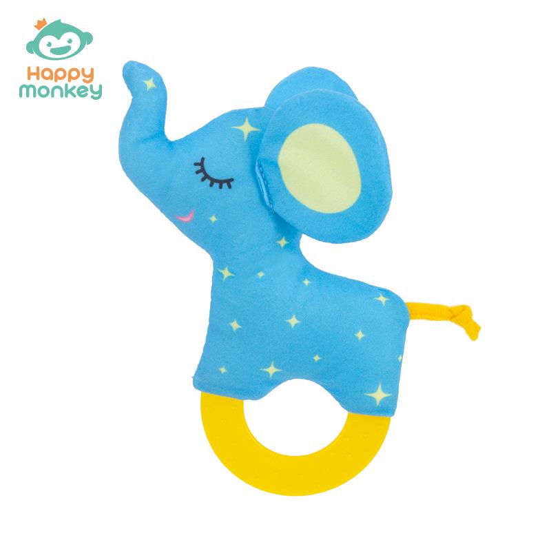 Happy Monkey Baby Rattle & Teether for Grasping Training
Happy Monkey Baby Rattle & Teether for Grasping Training