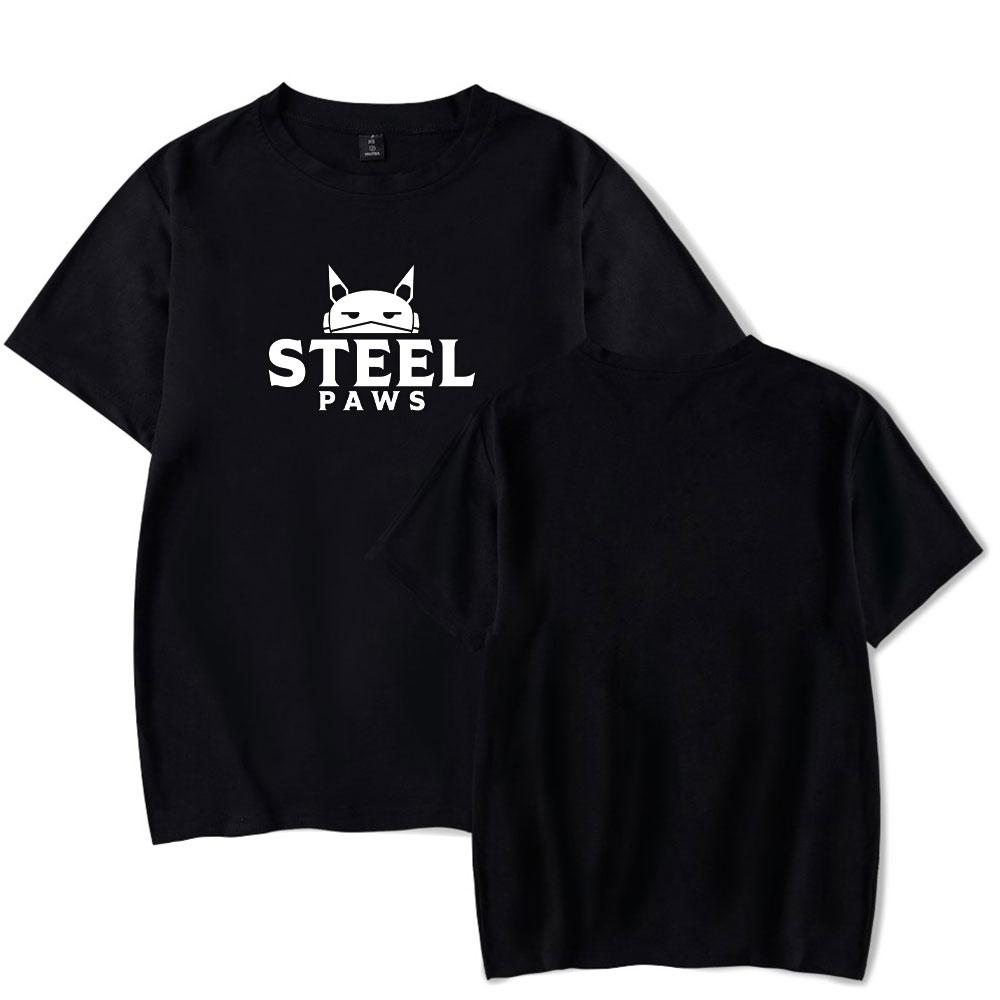 Летние футболки Steel Paws для женщин и мужчин с принтом в виде мультфильмов, с круглым вырезом, с короткими рукавами, модная мужская одежда, уличная одежда XS чёрный
Летние футболки Steel Paws для женщин и мужчин с принтом в виде мультфильмов, с круглым вырезом, с короткими рукавами, модная мужская одежда, уличная одежда XS чёрный