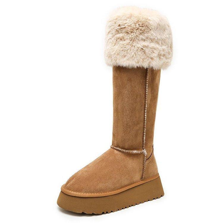 Stacked high-top but knee snow boots, piled thick-soled thickened thermal cotton shoes, long boots 40
Stacked high-top but knee snow boots, piled thick-soled thickened thermal cotton shoes, long boots 40