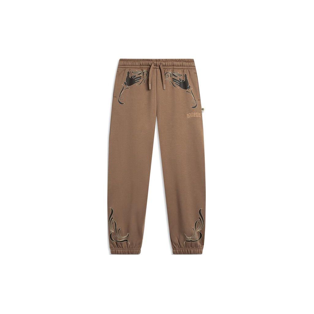 Li Ning Badfive Letter Pattern Printed Cuffed Knitted Sports Pants Men Bottoms Brown AKLTE41-2 M
Li Ning Badfive Letter Pattern Printed Cuffed Knitted Sports Pants Men Bottoms Brown AKLTE41-2 M