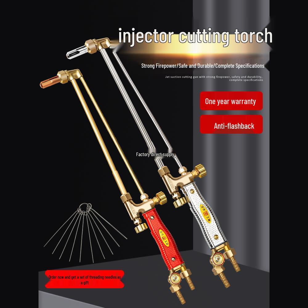 Промисловий інжектор G01-30 Різальний пальник: Сумісний з киснем, ацетиленом, пропаном Other
Промисловий інжектор G01-30 Різальний пальник: Сумісний з киснем, ацетиленом, пропаном Other