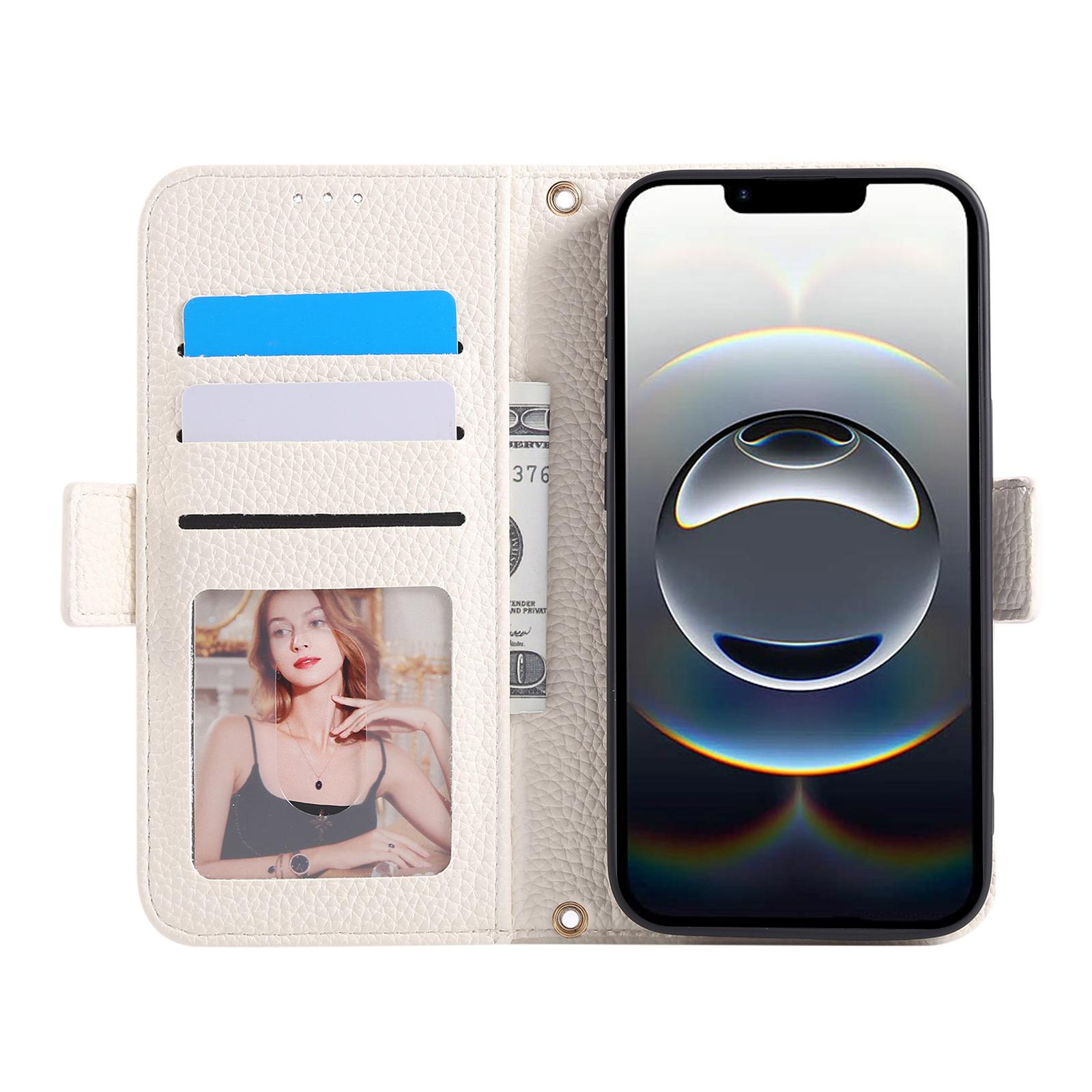 For iPhone 16e Wallet Case RFID Blocking Litchi Texture Flip Leather Cover with Wrist Strap and Crossbody Strap Khaki
For iPhone 16e Wallet Case RFID Blocking Litchi Texture Flip Leather Cover with Wrist Strap and Crossbody Strap Khaki
