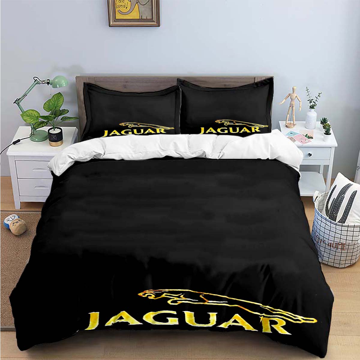 Exquisite J-Jaguar Bedding Set Single Twin Full King Size Car Fans Bed Linen Adults Teens Bedroom Birthday Gift US Full(200*230cm)3pcs
Exquisite J-Jaguar Bedding Set Single Twin Full King Size Car Fans Bed Linen Adults Teens Bedroom Birthday Gift US Full(200*230cm)3pcs