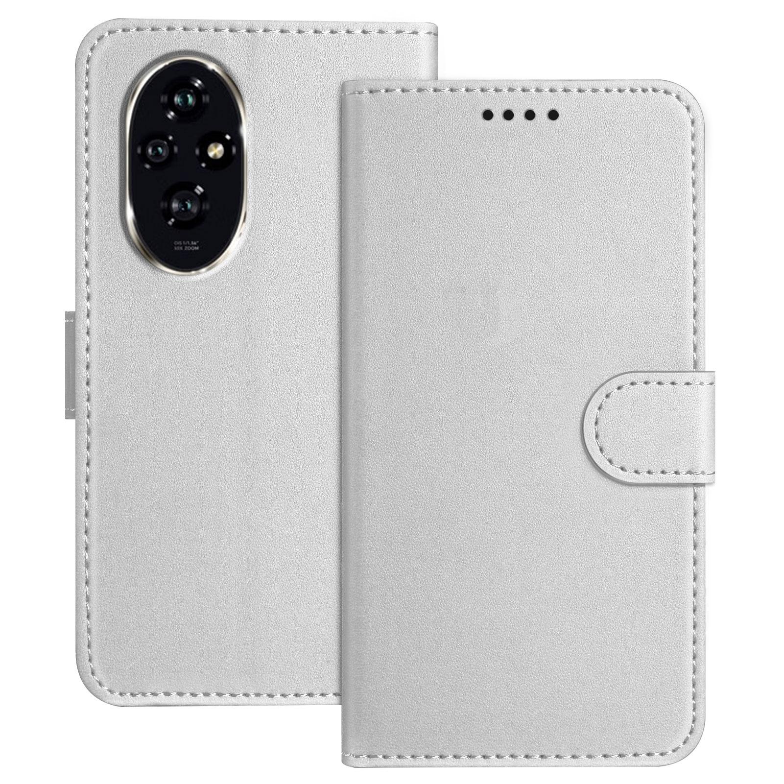 For Honor 200 5G Leather Case Wallet Stand Solid Color Anti Drop Phone Cover Silver
For Honor 200 5G Leather Case Wallet Stand Solid Color Anti Drop Phone Cover Silver