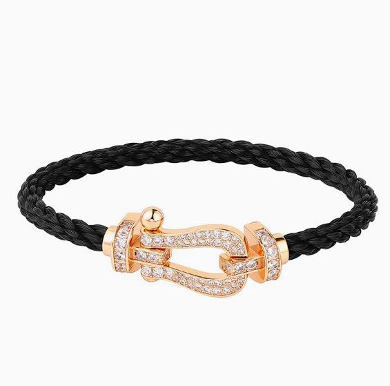 Force Fred 18K Rose Gold Plated Horseshoe Buckle Red String Steel Wire Diamond Couple Bracelet 20CM
Force Fred 18K Rose Gold Plated Horseshoe Buckle Red String Steel Wire Diamond Couple Bracelet 20CM