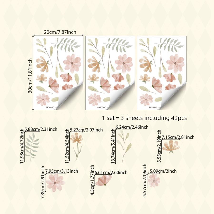 Boho Style Flowers Children’s Wall Stickers Girls Room Nursery Wall Art Decals for Living Room Bedroom Kids Room Home Decoration 30x20CM 3pcs
Boho Style Flowers Children’s Wall Stickers Girls Room Nursery Wall Art Decals for Living Room Bedroom Kids Room Home Decoration 30x20CM 3pcs
