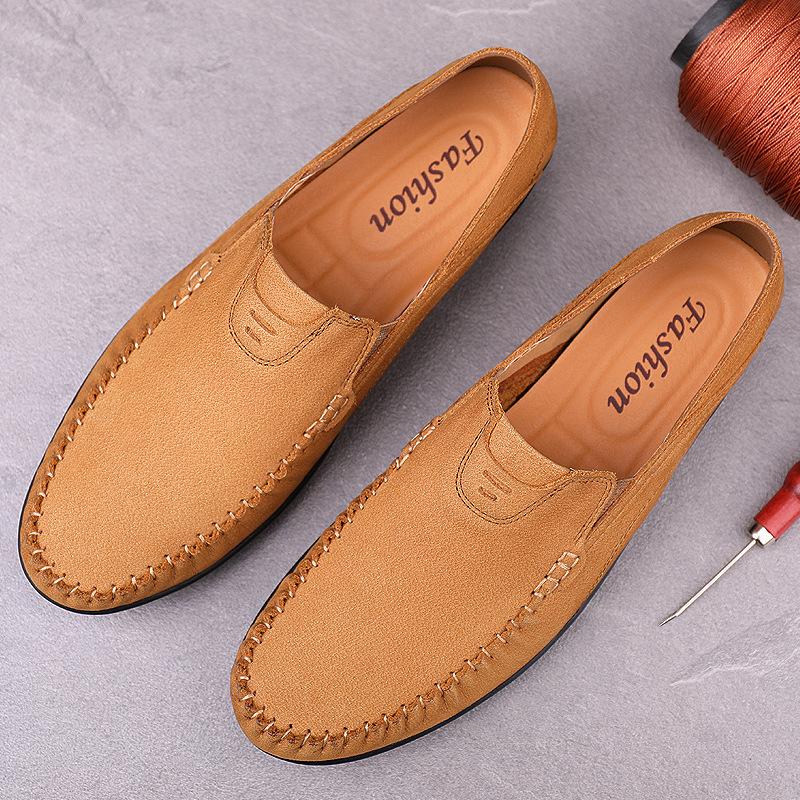 Casual Doudou Shoes Men s Shoes Leather Shoes Breathable Trend One Pedal Lazy Soft-soled Doudou Shoes 46 абрикосовий
Casual Doudou Shoes Men s Shoes Leather Shoes Breathable Trend One Pedal Lazy Soft-soled Doudou Shoes 46 абрикосовий