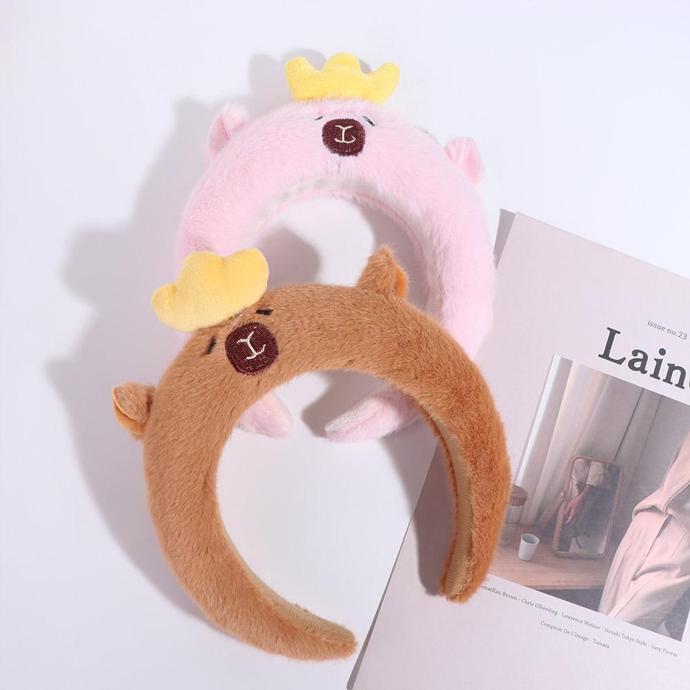 Korean Style Plush Headband Animal Cartoon Hair Hoop Funny Capybara Hairband Photos рожевий
Korean Style Plush Headband Animal Cartoon Hair Hoop Funny Capybara Hairband Photos рожевий