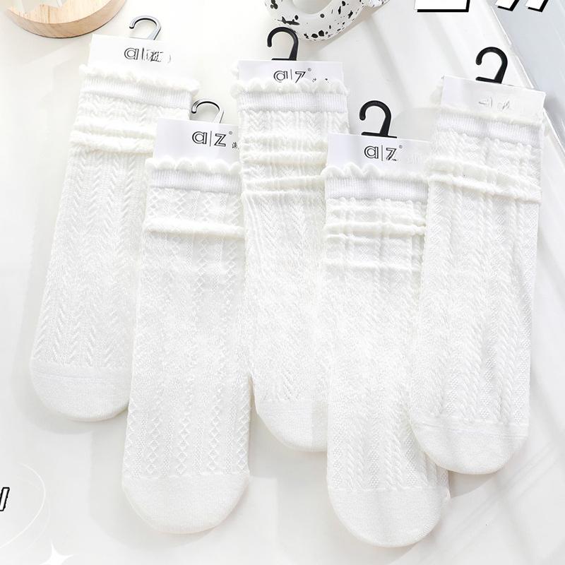 Ladies Spring Summer Leisure Sweet Boneless Trend Long Tube Pile Socks 1 pair білий
Ladies Spring Summer Leisure Sweet Boneless Trend Long Tube Pile Socks 1 pair білий