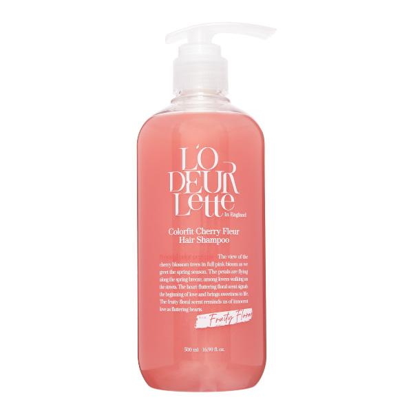 L ODEURLETTE IN ENGLAND COLOR FIT CHERRY FLEUR HAIR SHAMPOO Парфюмированный шампунь для волос c ароматом цветка вишни 500мл
L ODEURLETTE IN ENGLAND COLOR FIT CHERRY FLEUR HAIR SHAMPOO Парфюмированный шампунь для волос c ароматом цветка вишни 500мл