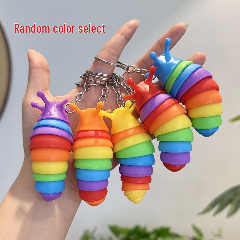 Adorable Caterpillar Slug Decompression Keychain Toy
Adorable Caterpillar Slug Decompression Keychain Toy