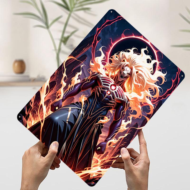 Lion Warrior With Fiery Aura Poster Customized Wall Art Vintage Metal Signs Retro Tin Plaque for Man Cave Setup Decorations Home 7.9x11.8In(20x30cm)
Lion Warrior With Fiery Aura Poster Customized Wall Art Vintage Metal Signs Retro Tin Plaque for Man Cave Setup Decorations Home 7.9x11.8In(20x30cm)