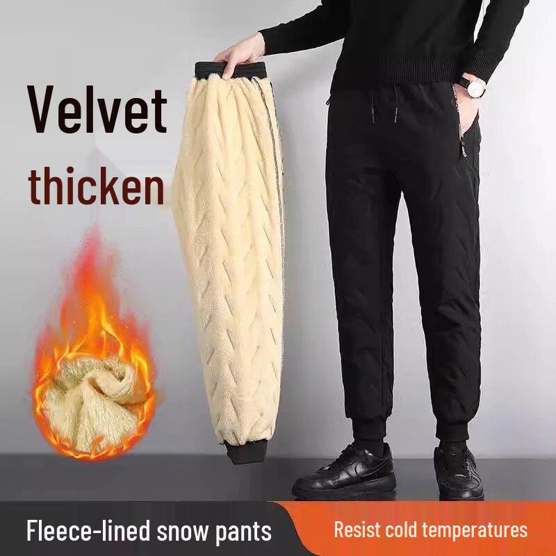 Men s Winter Fleece-Lined Lambswool Loose Outdoor Windproof Pants, Warm, Straight-Leg, Plus Size. 5XL (waist 175-190)
Men s Winter Fleece-Lined Lambswool Loose Outdoor Windproof Pants, Warm, Straight-Leg, Plus Size. 5XL (waist 175-190)