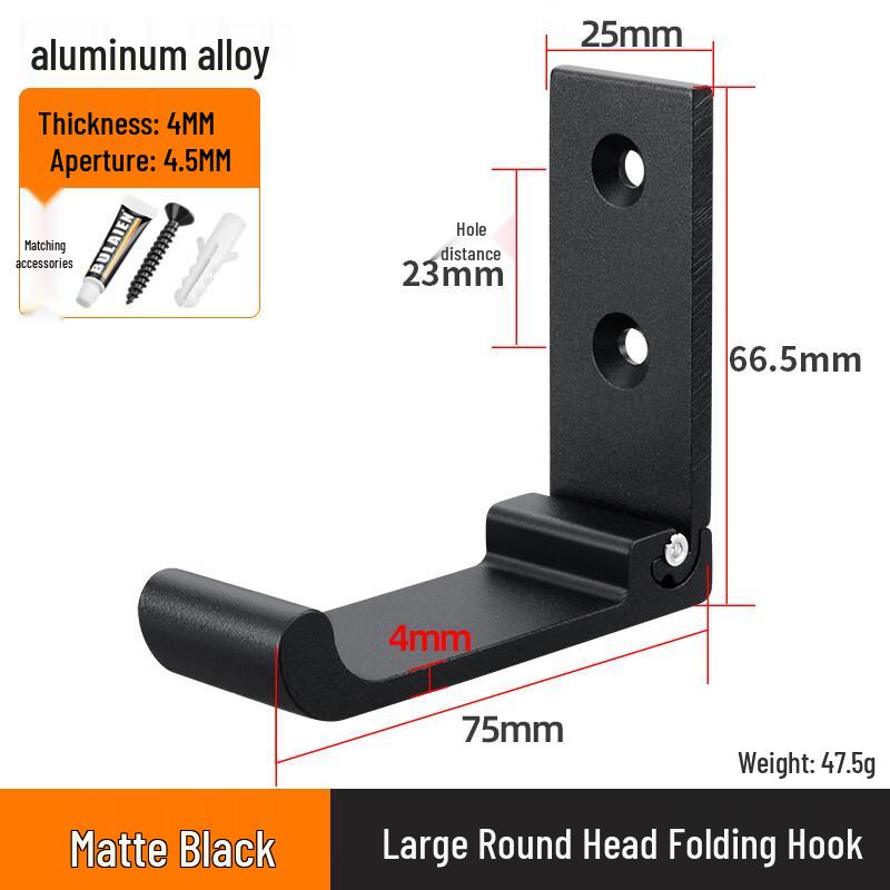 Invisible Folding Aluminum Wall Hook
Invisible Folding Aluminum Wall Hook