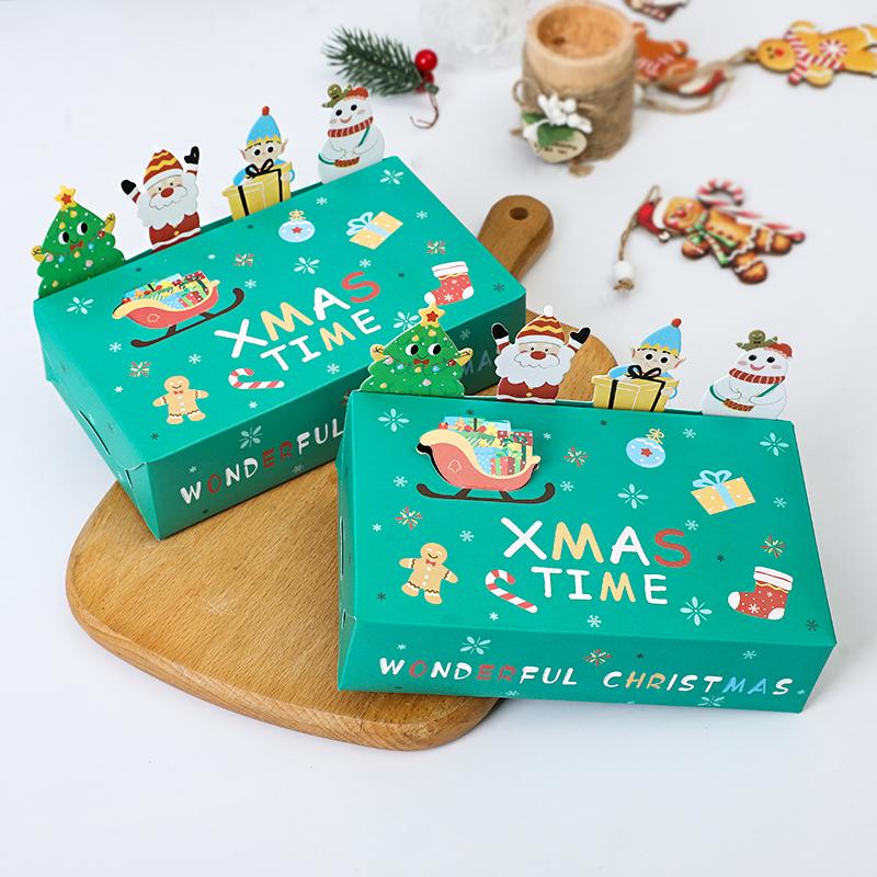 5/10Pcs Cartoon Christmas Kraft Paper Candy Gift Box Cookie Packing Box 2024 Christmas Party Decor Xmas Navidad New Year 2025 5Pcs зелёный
5/10Pcs Cartoon Christmas Kraft Paper Candy Gift Box Cookie Packing Box 2024 Christmas Party Decor Xmas Navidad New Year 2025 5Pcs зелёный
