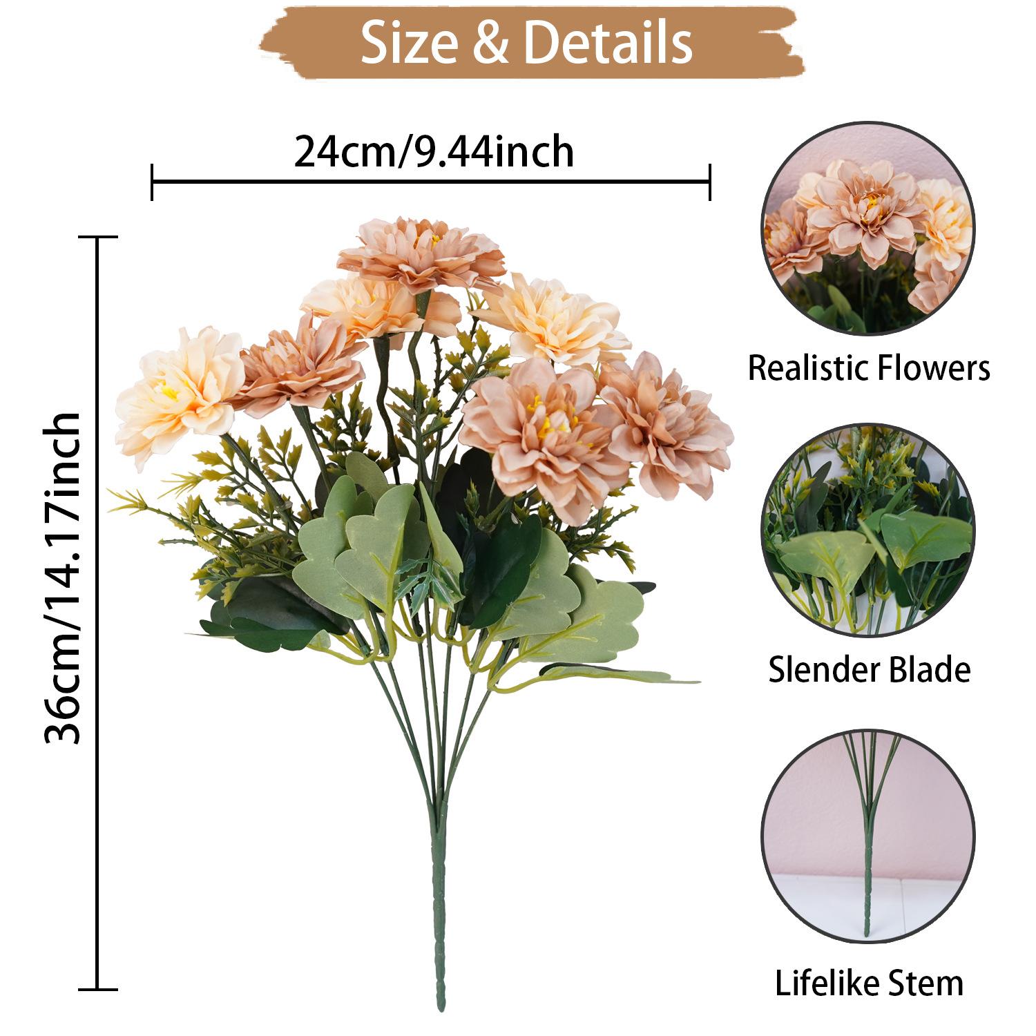 Искусственный искусственный цветок 7-вилочный европейский цвет Lullian украшение для дома искусственный цветок обеденный стол гостиная ваза цветочная композиция, шелковый цветок темно-коричневого
Искусственный искусственный цветок 7-вилочный европейский цвет Lullian украшение для дома искусственный цветок обеденный стол гостиная ваза цветочная композиция, шелковый цветок темно-коричневого
