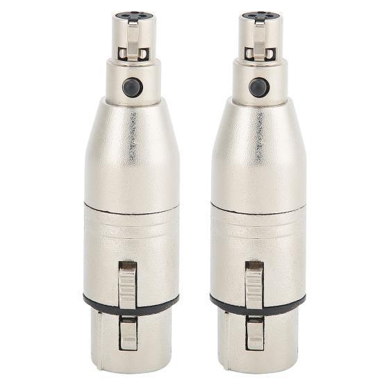 2 шт. Mini XLR 3-контактный мини-XLR 3-контактный гнездовой разъем XLR 3-контактный гнездовой аудиоадаптер
2 шт. Mini XLR 3-контактный мини-XLR 3-контактный гнездовой разъем XLR 3-контактный гнездовой аудиоадаптер