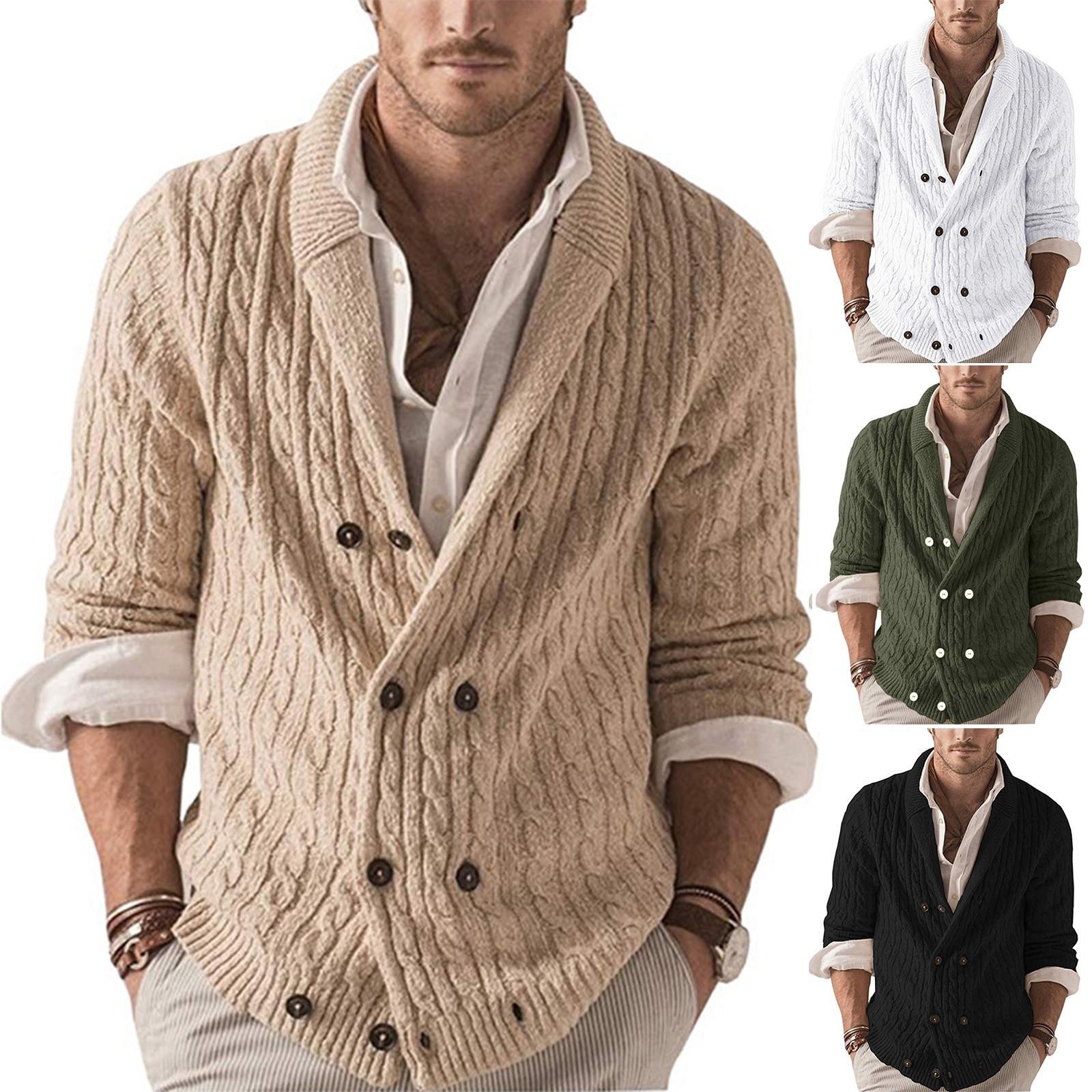 And Winter Men s Fashion Loose Cardigan Warm Lapel Hooded Jacket Sweater Knitted Coat XL
And Winter Men s Fashion Loose Cardigan Warm Lapel Hooded Jacket Sweater Knitted Coat XL