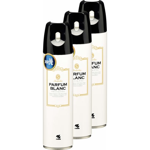 Bulk Purchase: Toilet Deodorizer Spray, Parfum Blanc, Deodorizing Air Freshener for Toilets, 280ml x 3
Bulk Purchase: Toilet Deodorizer Spray, Parfum Blanc, Deodorizing Air Freshener for Toilets, 280ml x 3