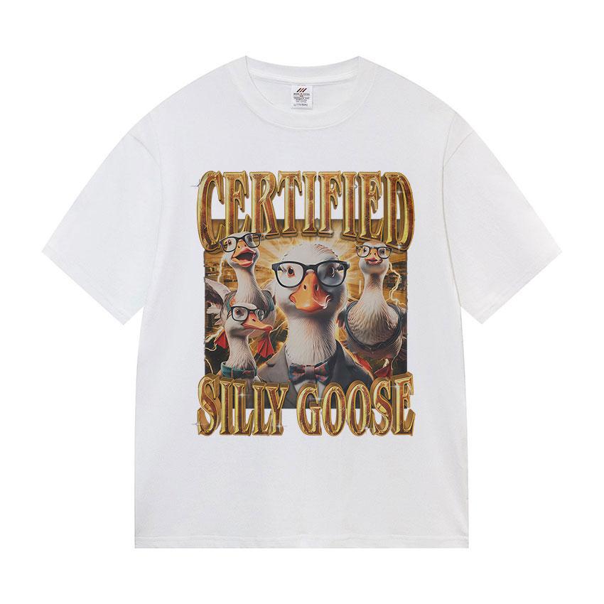 Certified Funny Silly Goose Meme Graphic TShirts Unisex Women Casual Hot Sale Short Sleeve T Shirt Retro Oversized Cotton T Shirts 4XL
Certified Funny Silly Goose Meme Graphic TShirts Unisex Women Casual Hot Sale Short Sleeve T Shirt Retro Oversized Cotton T Shirts 4XL