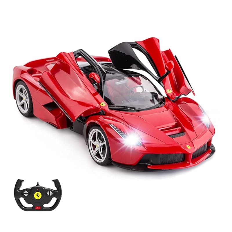 RASTAR RC car 1/14 ferrari la ferrari radio controlled car toy car model car red/red 2.4GHz 33.8*15*8.3 cm
RASTAR RC car 1/14 ferrari la ferrari radio controlled car toy car model car red/red 2.4GHz 33.8*15*8.3 cm