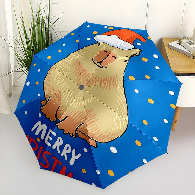Capybara Themed Travel Umbrella-8 Ribs Automatic Opening and Closing, Portable Folding Design, Compact and Stylish Umbrella Suitable for Out
Capybara Themed Travel Umbrella-8 Ribs Automatic Opening and Closing, Portable Folding Design, Compact and Stylish Umbrella Suitable for Out