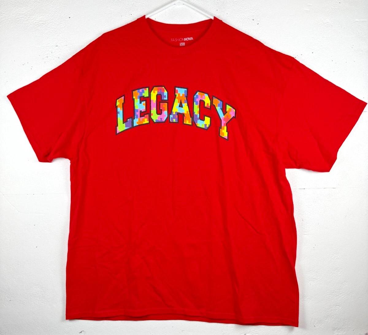 Size XL - Fashion Nova Legacy Puzzle Logo Graphic T-Shirt Red L
Size XL - Fashion Nova Legacy Puzzle Logo Graphic T-Shirt Red L