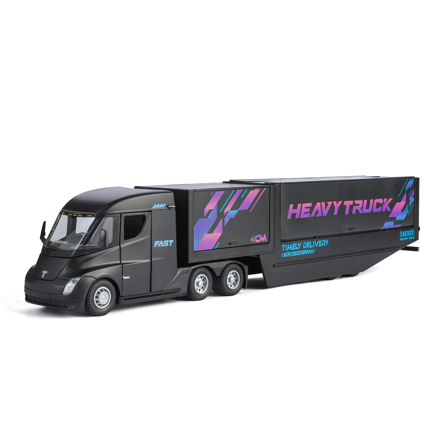 1/32 Alloy Electric Semi Trailer Truck Head Car Model Diecast Metal Transport Truck Vehicles Car Model Sound Light Kids Toy Gift чорний
1/32 Alloy Electric Semi Trailer Truck Head Car Model Diecast Metal Transport Truck Vehicles Car Model Sound Light Kids Toy Gift чорний