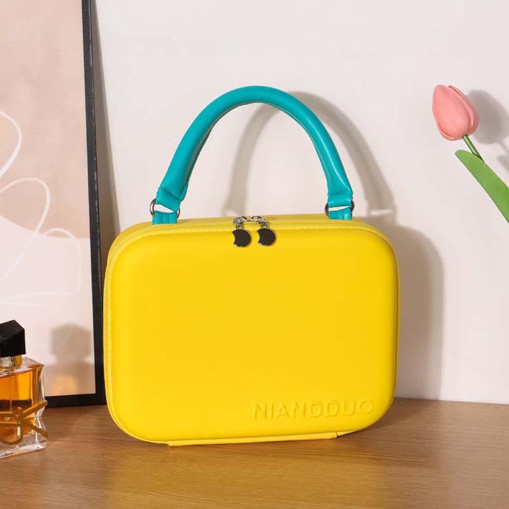 EVA Cosmetic Bag Suitcase Large Capacity Portable Cosmetic Case Pink Handheld Makeup Bag Women хакі
EVA Cosmetic Bag Suitcase Large Capacity Portable Cosmetic Case Pink Handheld Makeup Bag Women хакі