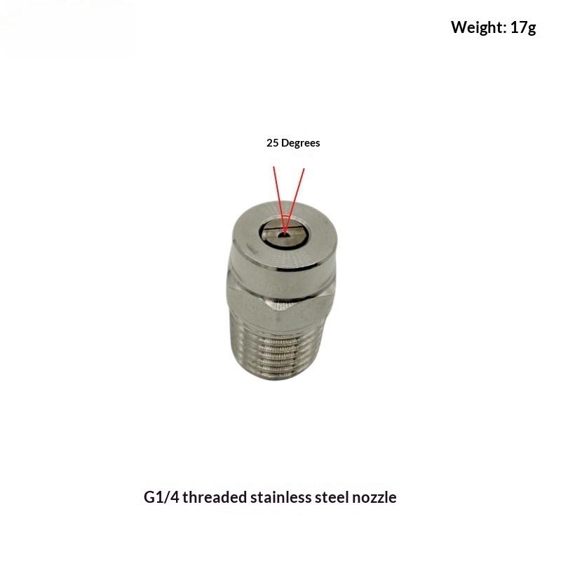 2Pcs 0/15/25/40 Degree Water Jet Angle Speed 1/4Thread Pressure Washer Cleaning Nozzle For Pressure Washer Jet Wash Spray Nozzle 25 degree 2pcs
2Pcs 0/15/25/40 Degree Water Jet Angle Speed 1/4Thread Pressure Washer Cleaning Nozzle For Pressure Washer Jet Wash Spray Nozzle 25 degree 2pcs