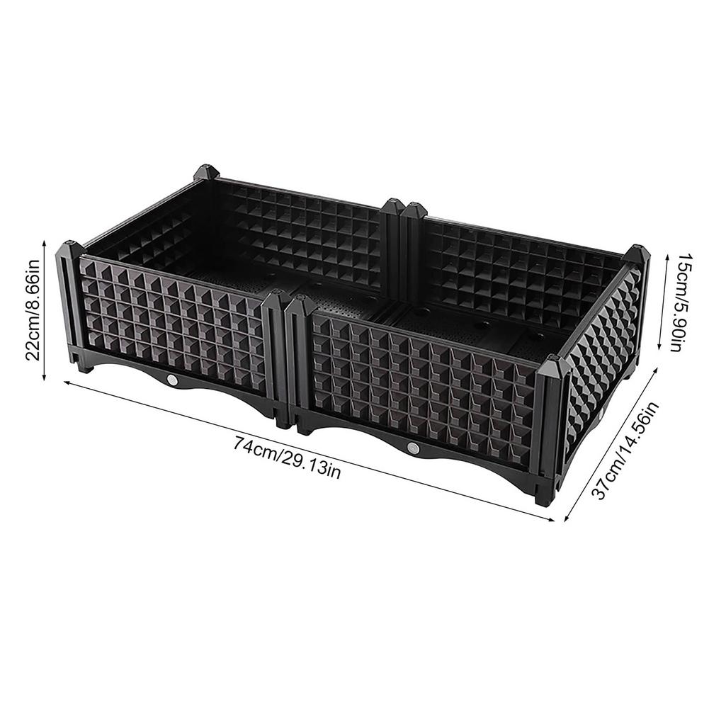 Приподнятый ящик для рассады Прямоугольный цветочный горшок Приподнятая грядка Садовые горшки и кашпо Овощи Цветы Растения растут на высоте
Приподнятый ящик для рассады Прямоугольный цветочный горшок Приподнятая грядка Садовые горшки и кашпо Овощи Цветы Растения растут на высоте