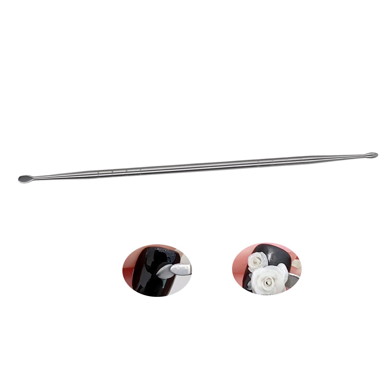 Лопатка для нейл-арта двусторонняя из нержавеющей стали карвер маникюрные аксессуары для точного заполнения и скульптурирования нейл-арта B
Лопатка для нейл-арта двусторонняя из нержавеющей стали карвер маникюрные аксессуары для точного заполнения и скульптурирования нейл-арта B