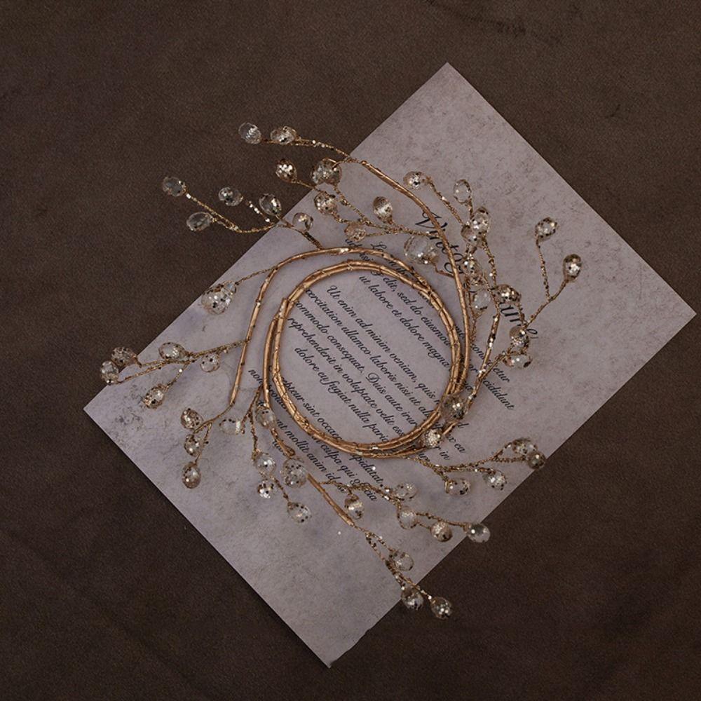 Metal Wire Crystal Fake Berry Garland Beaded String Artificial Acrylic Stems DIY 15cm/5.91in
Metal Wire Crystal Fake Berry Garland Beaded String Artificial Acrylic Stems DIY 15cm/5.91in