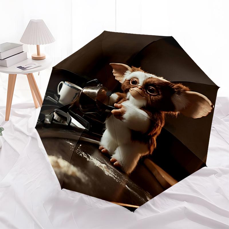 Gizmo Inspired Umbrella: Automatic Opening & Closing, Foldable Design, Outdoor Rain Protection for Fans and Travelers0179b
Gizmo Inspired Umbrella: Automatic Opening & Closing, Foldable Design, Outdoor Rain Protection for Fans and Travelers0179b