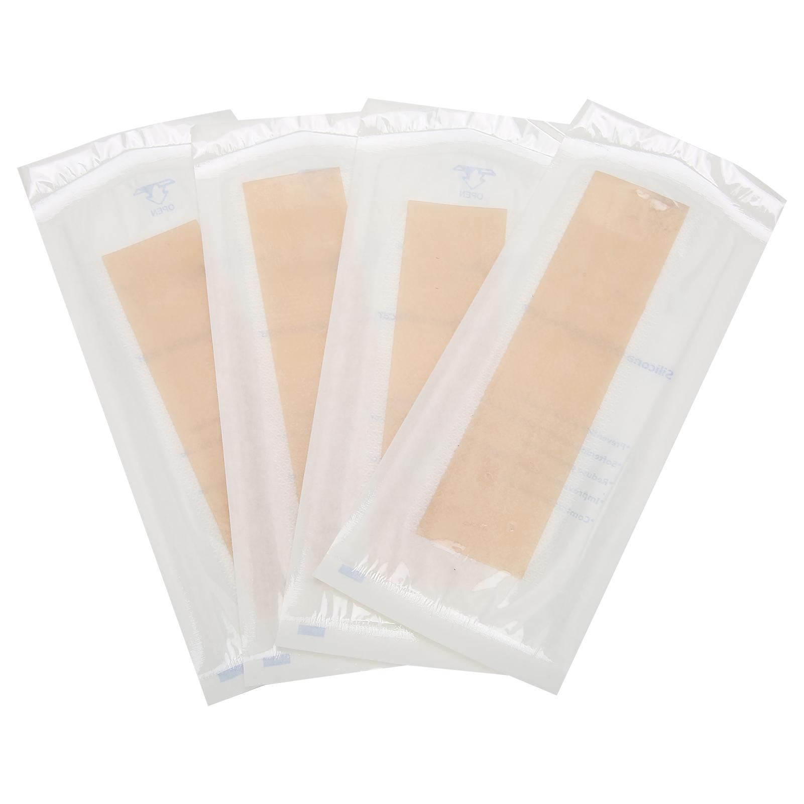 4pcs Silicone Scar Sheets Home Travel Reusable Adhesive Scar Removal Treatment Strips
4pcs Silicone Scar Sheets Home Travel Reusable Adhesive Scar Removal Treatment Strips