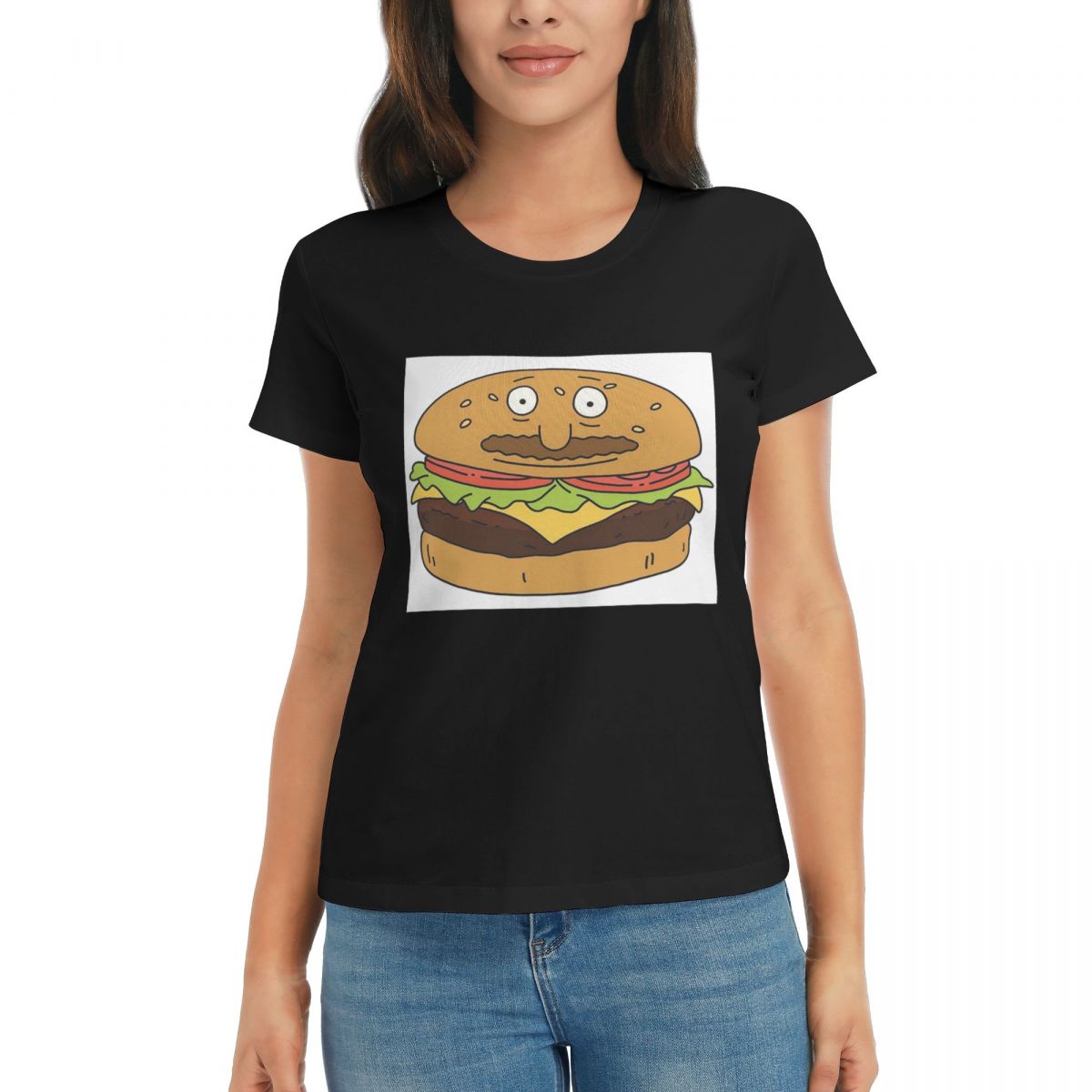 Women TShirt Bob As A Burger Summer Short Sleeve Tees Round Neck Cotton T Shirts Clothes Tops Streetwear 4XL
Women TShirt Bob As A Burger Summer Short Sleeve Tees Round Neck Cotton T Shirts Clothes Tops Streetwear 4XL