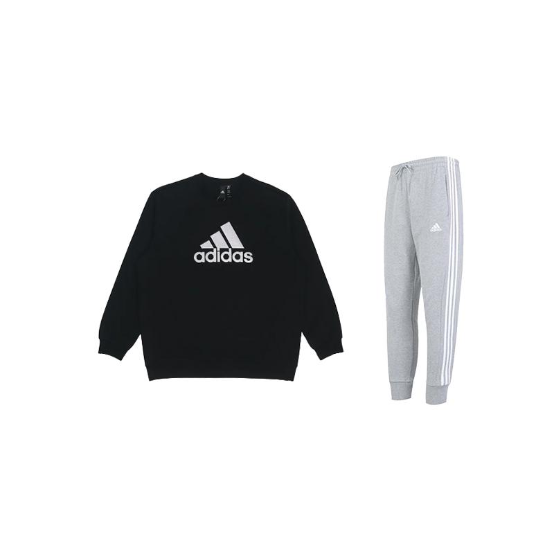 Adidas Minimalist Brand Logo Printed Crew Neck Pullover Long Sleeve Top And Mid Rise Long Pants Casual Sports Set Unisex Sets HM2960+IC9407 S
Adidas Minimalist Brand Logo Printed Crew Neck Pullover Long Sleeve Top And Mid Rise Long Pants Casual Sports Set Unisex Sets HM2960+IC9407 S