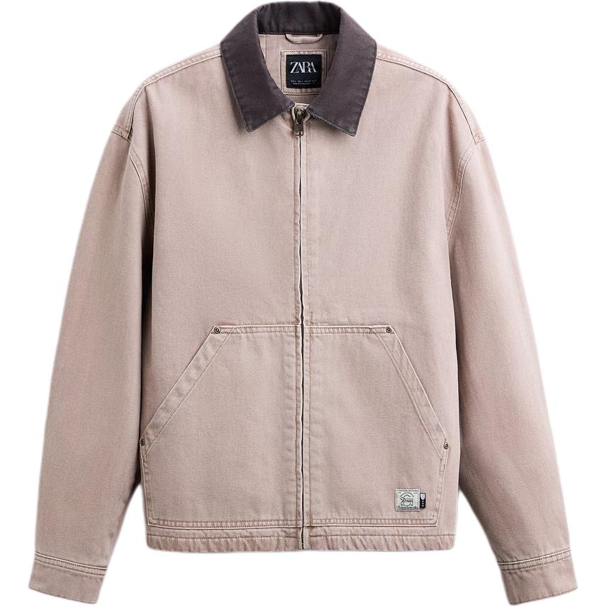 Zara Vintage Label Zipper Casual Detroit Work Jacket Men jackets Light-Brown Yellow 6987331-708 M
Zara Vintage Label Zipper Casual Detroit Work Jacket Men jackets Light-Brown Yellow 6987331-708 M