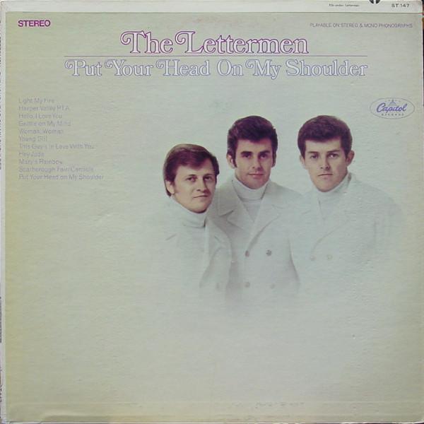 LP Record LETTERMEN Put Your Head On My Shoulder ST147 CAPITOL 1968 US Pop Used
LP Record LETTERMEN Put Your Head On My Shoulder ST147 CAPITOL 1968 US Pop Used