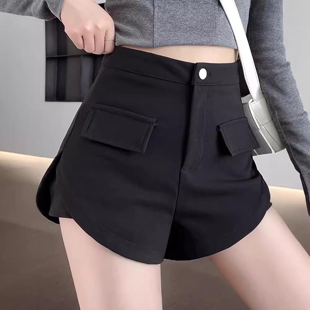 Women s High-Waist Black Suit Shorts, 2024 Spring Fashion, Wide-Leg, Slim A-Line Design, Ideal with Boots M чёрный
Women s High-Waist Black Suit Shorts, 2024 Spring Fashion, Wide-Leg, Slim A-Line Design, Ideal with Boots M чёрный