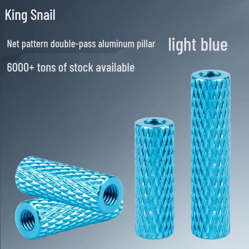 M3 Light Blue Mesh Pattern Knurled Aluminum Spacer for Motherboard D5*M3*8 Light Blue
M3 Light Blue Mesh Pattern Knurled Aluminum Spacer for Motherboard D5*M3*8 Light Blue