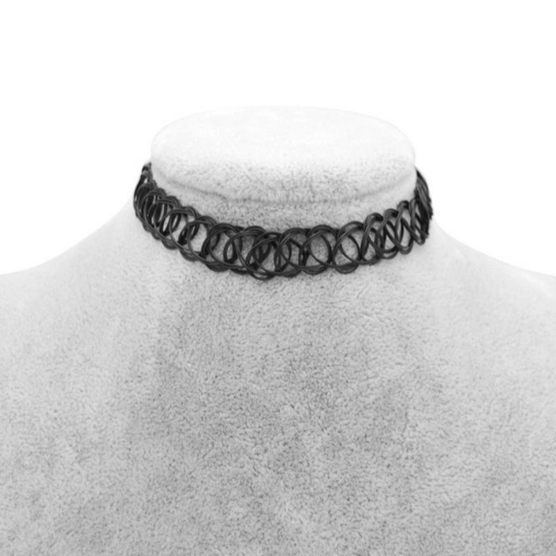Choker Necklace Vintage Elastic Tattoo Choker Multi Color Fashion Retro Necklace Stretch Braided Fish Thread Gothic Jewellery
Choker Necklace Vintage Elastic Tattoo Choker Multi Color Fashion Retro Necklace Stretch Braided Fish Thread Gothic Jewellery