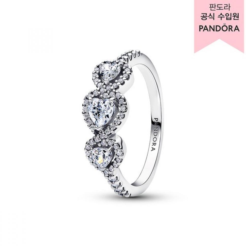 Pandora Halo Heart Trilogy Ring 194413c01 56
Pandora Halo Heart Trilogy Ring 194413c01 56