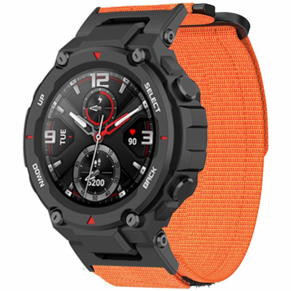 For Huami Amazfit T-Rex/T-Rex Pro Outdoor Sports Watch Strap Magic Tape Adjustable Nylon Band Orange
For Huami Amazfit T-Rex/T-Rex Pro Outdoor Sports Watch Strap Magic Tape Adjustable Nylon Band Orange