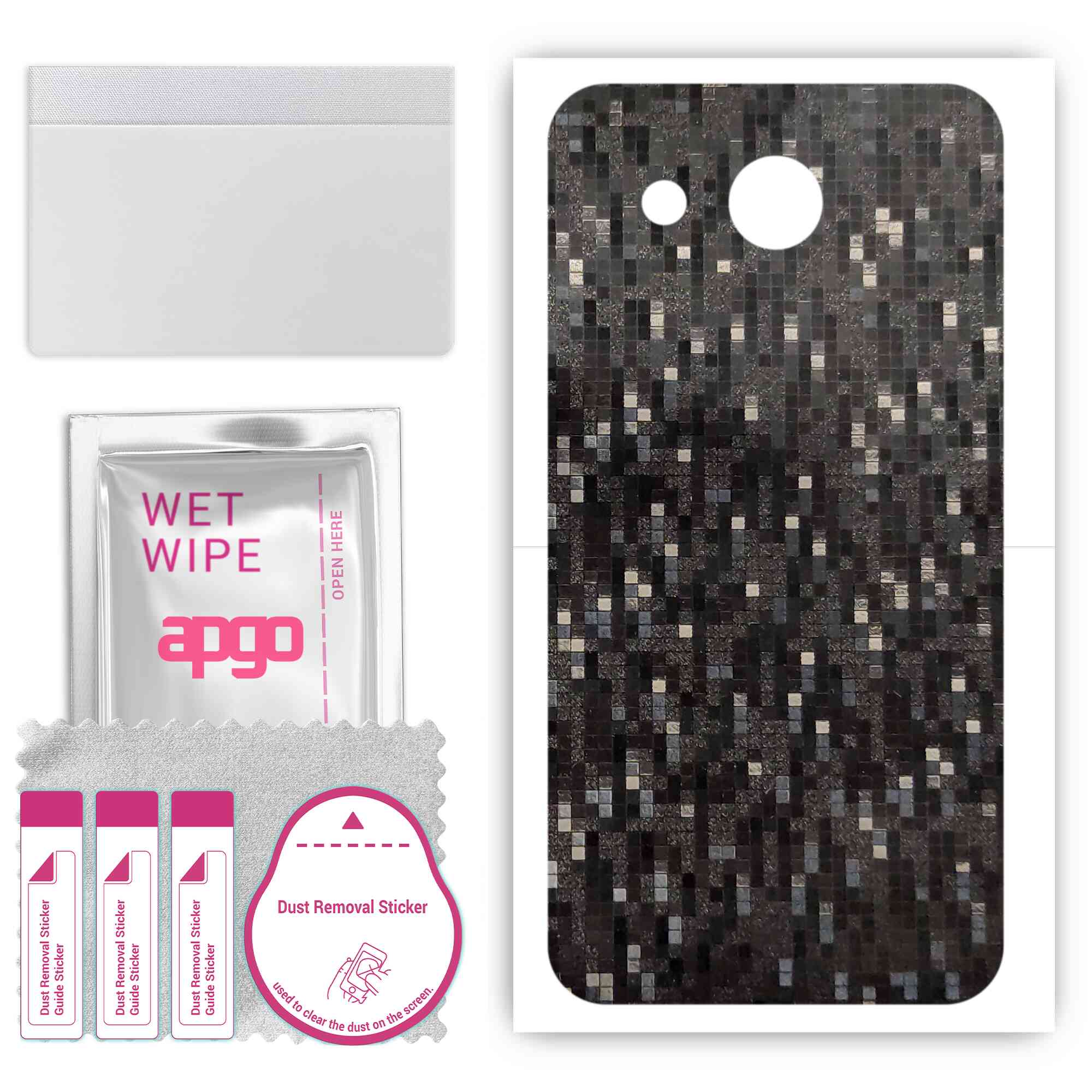 Apgo Protective Skin Sticker для задньої панелі, сумісний з Huawei Y5 (2017 р), Обгортка плівка, фольга, вініл – візерунок чорного пікселя
Apgo Protective Skin Sticker для задньої панелі, сумісний з Huawei Y5 (2017 р), Обгортка плівка, фольга, вініл – візерунок чорного пікселя